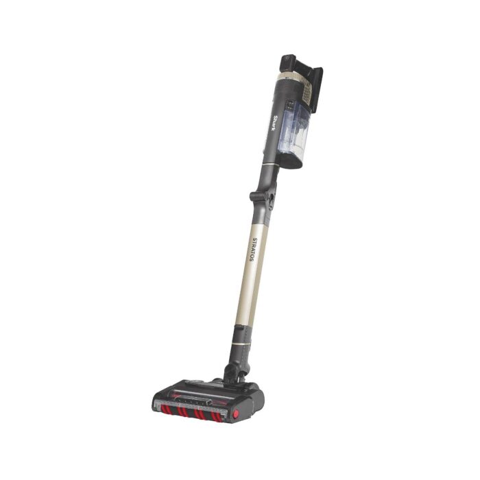 Shark Stratos Cordless Stick Vacuum Cleaner Pet Pro with Anti Hair Wrap Plus, 120 Mins Run-Time (2 Batteries), Clean Sense IQ & Anti-Odour, Pet, Crevice & Multi-Surface Tools, Charcoal/Silver IZ420UKT