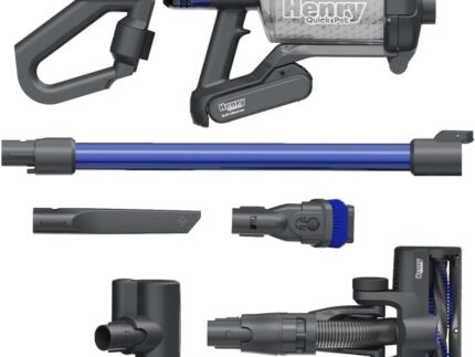 Henry Quick Pet, Pet Cordless stick Vacuum, Blue 300W