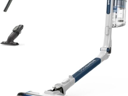 Shark PowerPro Cordless Stick Vacuum Cleaner, Lightweight, Floor Detect Technology, Anti-Hair Wrap Technology, Anti-Allergen Complete Seal, Flexible, Handheld mode, Navy Metallic, IZ380UK