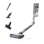 Shark PowerPro Cordless Stick Vacuum Cleaner, Lightweight, Floor Detect Technology, Anti-Hair Wrap Technology, Anti-Allergen Complete Seal, Flexible, Handheld mode, Navy Metallic, IZ380UK