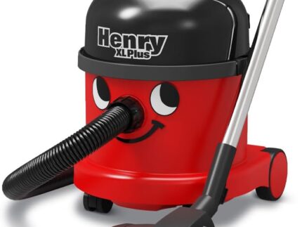 Henry XL Plus NRV370 Cylinder Vacuum Cleaner, 15L, Red Black