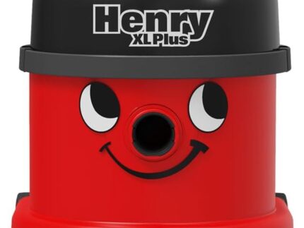 Henry XL Plus NRV370 Cylinder Vacuum Cleaner, 15L, Red Black