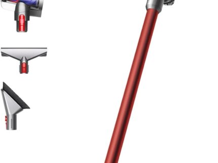 Dyson V11 Extra Cordless Stick Vacuum Cleaner, 158 AW, 60min, Hair de-tangling (Nickel/Red)