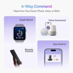 Vexilar Robot Vacuum and Mop with Multi-Cyclone Bagless Self Emptying Docking Station, 10000Pa Suction, LiDAR Navigation, 5 Maps, 180Min Runtime, Robotic Vacuum for Pet Hair, Carpet and Hard Floor