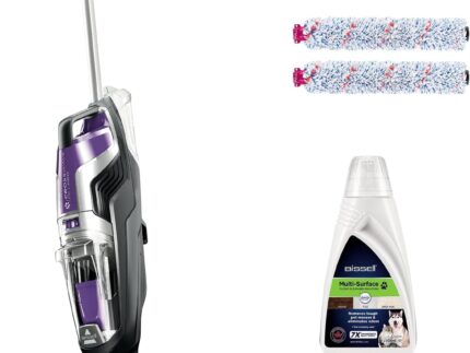 BISSELL CrossWave Pet Pro, 3-in-1 Multi-Surface Wet and Dry Vacuum Cleaner, Floor Cleaner Machine All in 1 Step, Vacuums, Washes & Dries, Hard Floors & Area Rugs, For Pet Owners, Corded, 2224E