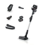 Bosch Unlimited 7 BCS712GB ProHome MultiUse Lightweight Cordless Vacuum Cleaner with Flex Tube, Quick Charger & Accessories, 2 Batteries 80 minutes runtime - White