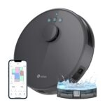 Lefant M2 Robot Vacuum Cleaner with Mop, Powerful 6000Pa Suction, dToF Laser Navigation, 2.4G/5G Wi-Fi, App/Alexa/Apple Watch Control, 140min Runtime, Ideal for Pet Hair, Carpets & Hard Floors