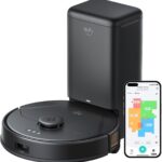 eufy X8 Pro Robot Vacuum Cleaner with Mop and Self-Empty Station, Twin-Turbine™ 2× 4000Pa Suction, Active Detangling™ Roller Brush, and iPath™ Laser Navigation for Pet Hair