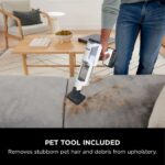 Shark Detect Clean & Empty Cordless Vacuum Cleaner with Auto-Empty System, Lightweight & Flexible Anti Hair Wrap Vacuum with Pet & Duster-Crevice Tools, 60 Mins Run-Time, Dock, Cloudy Blue IW4621UKT