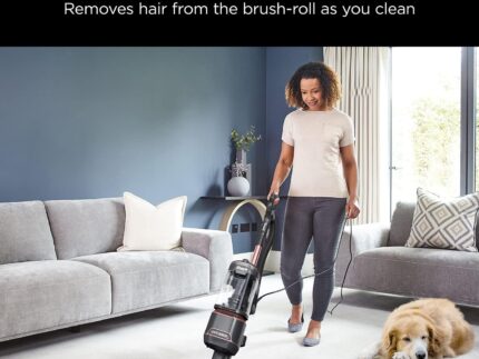 Shark Corded Upright Vacuum Cleaner 1.1L with Anti Hair Wrap Technology, Pet Model, LED Headlights, Lift-Away, Anti-Allergen, 8m Cord, 750W, 3 Attachments inc Pet Tool, Rose Gold, NZ690UKT