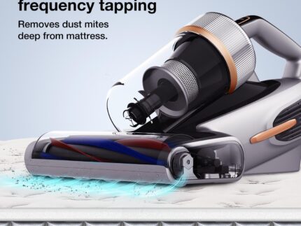 Jimmy BX7 Pro Max Mattress & Bed Vacuum Cleaner 700W Power 15kPa Suction with UV-C Light 65°C Heat & Graphene Tech, Dust Mite Sensor, Negative-ion Function for Mattresses Bed Upholstery Deep Cleaning