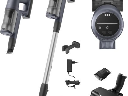 AEG 6000 Cordless Vacuum Cleaner AP61CB21DB, 103 000 RPM, Powerful Suction, Up to 99% Dust Pickup, 40 Min Runtime, Multi-Surface Nozzle, Detachable Handheld Unit