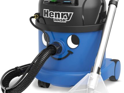 Henry Wash, HVW 370-2 Wet Vacuum Carpet Cleaner, 1000 Watt, Blue