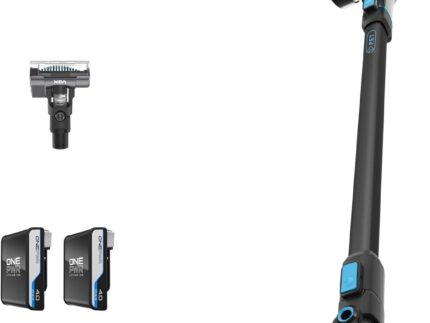 Vax ONEPWR Blade 4 Pet Dual Battery Cordless Vacuum Cleaner with Motorised Pet Tool – CLSV-B4DP, Graphite/Cyan Blue