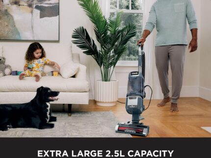 Shark Anti Hair Wrap Plus Upright Corded Pet Vacuum, 2.5L, Powered Lift-Away, Anti-Allergen Seal, Hard Floor & Carpet Mode, 750W, 8m Cord, Multi-Surface & Pet Hair Tools, Smoky Grey, NZ780UKT