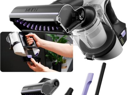 Gtech Multi Platinum | Cordless Lightweight Handheld Vacuum Cleaner | Reinforced with Aluminium | Rechargeable 22V 3350mAh Lithium Battery | Powered Brush Bar | 30 Mins Runtime