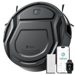 Lefant M330 Pro Robot Vacuum with Mop, 5000Pa, dToF Laser Navigation, 190° Obstacle Detection, Wi-Fi/Alexa Control, 150 Min Runtime, for Pet Hair, Light Grey