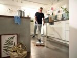 Kärcher Floor Cleaner FC 7 Cordless, Floor Cleaner with 4 Microfibre Rollers, Battery Runtime: approx. 45 min, Area Performance per Battery Charge: approx. 175 m², White