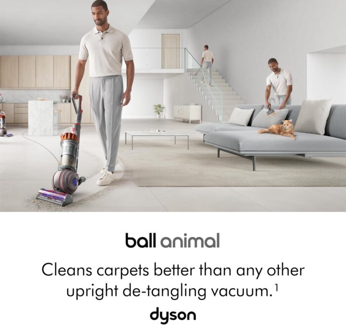Dyson Ball Animal UP32 Vacuum Cleaner, self-detangling vanes for pet hair (Nickel/Silver)