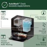 iRobot Roomba Max 705 Combo Robot Vacuum & Mop + AutoWash Dock – Extending self-cleaning Roller Mop, Retractable Cover, Dual Brushes, Self-empties, Heat-Washes & Dries, Avoids Obstacles, LiDAR