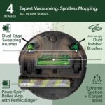iRobot Roomba Max 705 Combo Robot Vacuum & Mop + AutoWash Dock – Extending self-cleaning Roller Mop, Retractable Cover, Dual Brushes, Self-empties, Heat-Washes & Dries, Avoids Obstacles, LiDAR