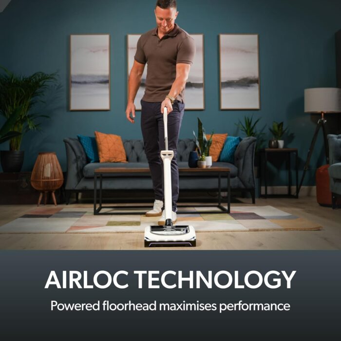 Gtech AirRAM Platinum AR46 Cordless Vacuum Cleaner - Includes Anti-Hair Wrap Brush Bar - Perfect for Carpet and Hardwood Floors - Rechargeable 22v Li-ion Battery - Lightweight (3.3 kgs.)