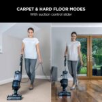 Shark Corded Upright Vacuum Cleaner 1.1L with Lift-Away Technology, LED Headlights, Anti-Allergen, 8m Cord, 750W, Crevice, Multi-Surface Tools, Blue/Black, NV602UK, 40/16B-D