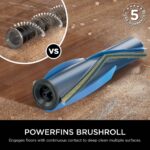 Shark PowerPro Cordless Stick Vacuum Cleaner, Lightweight, Floor Detect Technology, Anti-Hair Wrap Technology, Anti-Allergen Complete Seal, Flexible, Handheld mode, Navy Metallic, IZ380UK