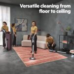 AEG 6000 Cordless Vacuum Cleaner AP61CB21DB, 103 000 RPM, Powerful Suction, Up to 99% Dust Pickup, 40 Min Runtime, Multi-Surface Nozzle, Detachable Handheld Unit